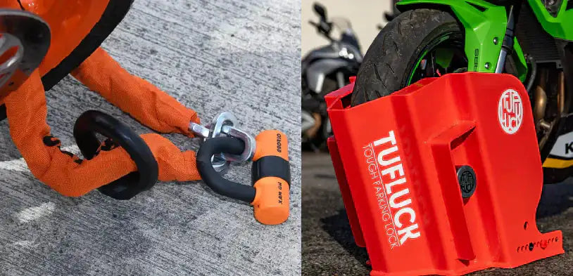TufLuck motorcycle ground anchor