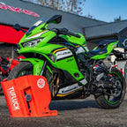 TufLuck - Ground Anchor & Wheel Chock - Tough Motorcycle Parking Lock