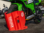 TufLuck - Tough Motorcycle Parking Lock - Ground Anchor & Wheel Chock