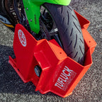 TufLuck - Ground Anchor & Wheel Chock - Tough Motorcycle Parking Lock