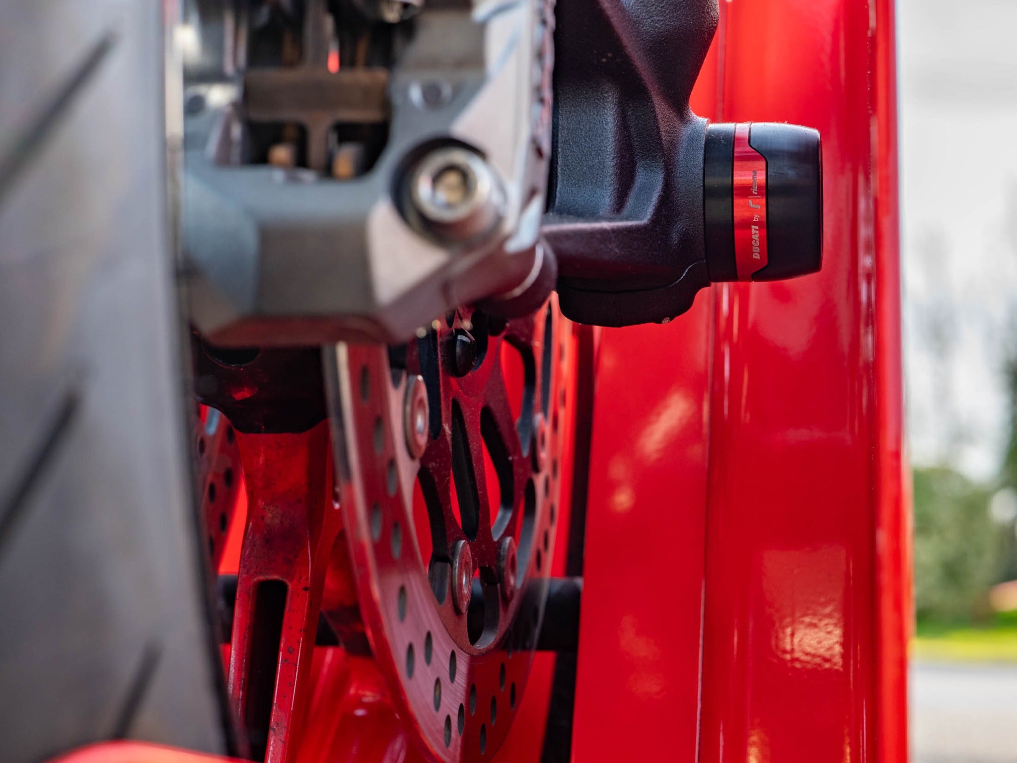 TufLuck - Tough Motorcycle Parking Lock - Ground Anchor & Wheel Chock