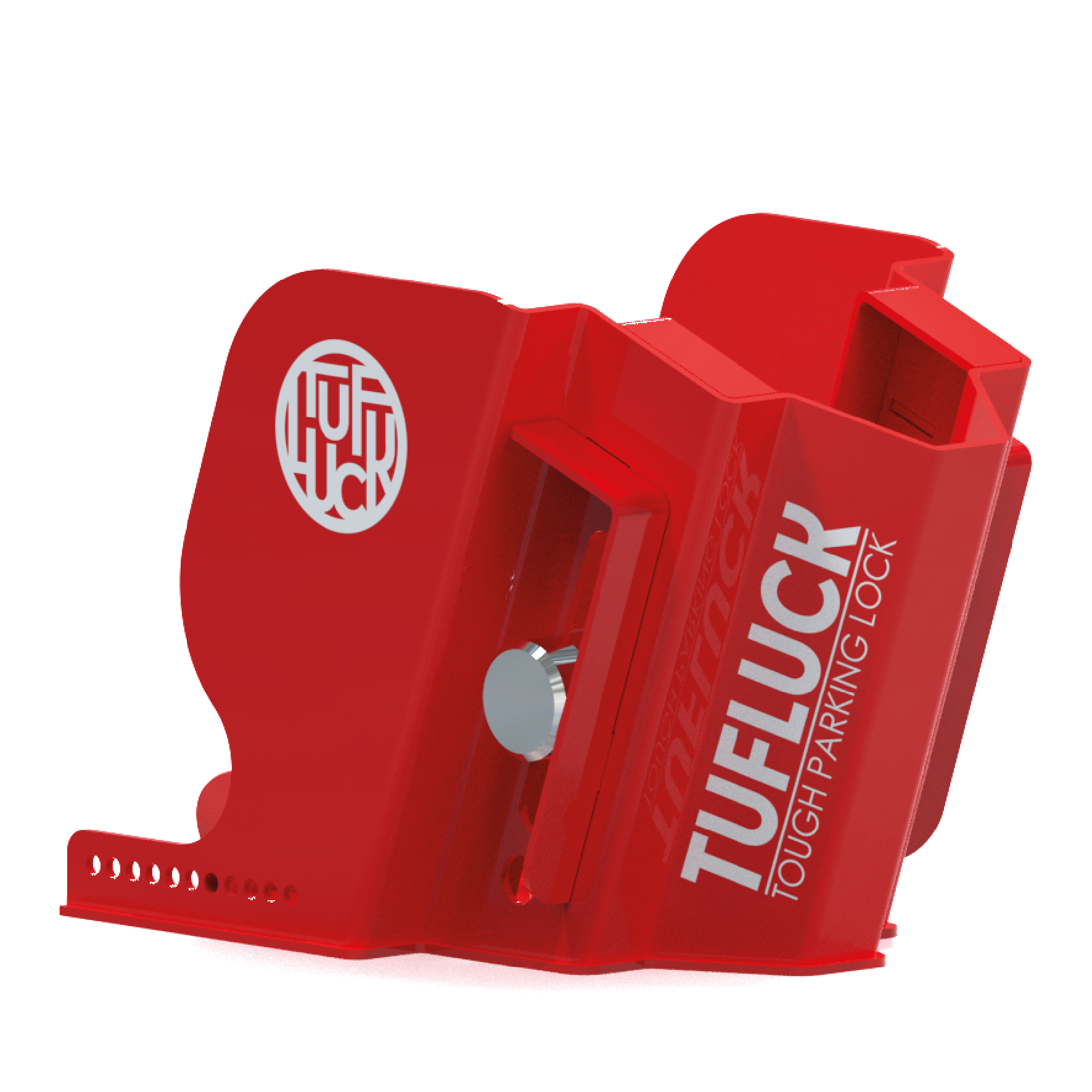 TufLuck - Tough Motorcycle Parking Lock - Wheel Lock & Ground Anchor