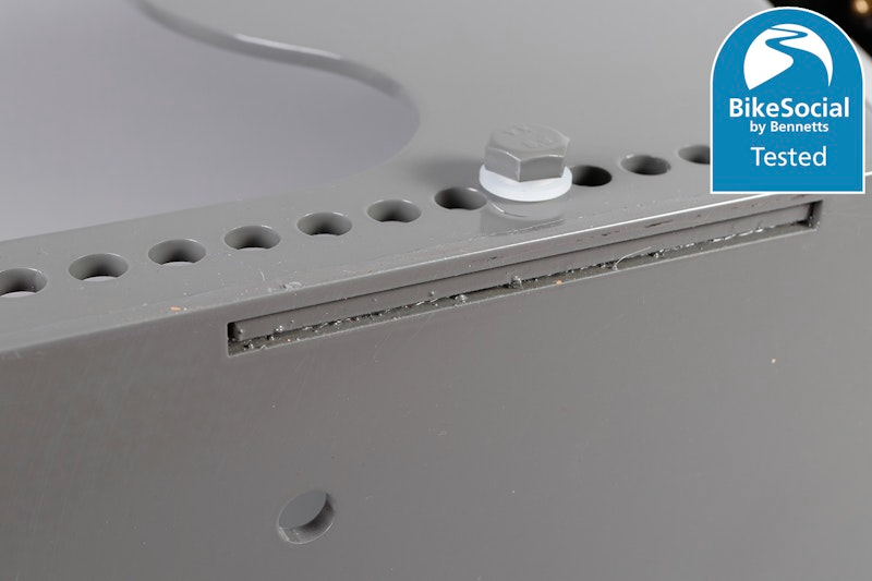 TufLuck - Tough Motorcycle Parking Lock - Wheel Lock & Ground Anchor