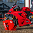 TufLuck - Ground Anchor & Wheel Chock - Tough Motorcycle Parking Lock